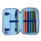 Estojo Escolar Duplo c/ Acessórios STITCH 2700001707 Azul | Ref. 299.2700001707
