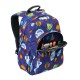 Mochila Escolar Acuareles Space Blue TOTTO 8FK Roxo | Ref. 330.MA04ECO02116N8FK