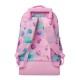 Mochila Escolar Compacta c/ Rodas Renglones TOTTO 1KB Rosa | Ref. 330.MA03ECO00611P1KB