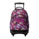 Mochila Escolar Compacta c/ Rodas Renglones TOTTO 1KC Roxo | Ref. 330.MA03ECO00616P1KC