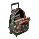 Mochila Escolar Compacta c/ Rodas Renglones TOTTO 1WE Cinza | Ref. 330.MA03ECO00616P1WE