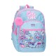 Mochila Escolar Adap 44cm 2C MOVOM Power Girl Azul | Ref. 186.30726D1