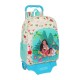 Mochila Escolar 42Cm c/ Carro VAIANA Ocean Sisters Turquesa | Ref. 248.612442160