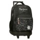 Mochila Escolar Compacta 2R PEPE JEANS Cintia Preta | Ref. 186.6012941 Mochila Escolar Compacta 2R PEPE JEANS Cintia Preta | Ref. 186.6012941
