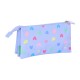 Estojo Escolar Triplo BENETTON Lila Roxo Lilás | Ref. 248.812551744 Estojo Escolar Triplo BENETTON Lila Roxo Lilás | Ref. 248.812551744