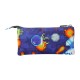 Estojo Escolar Triplo Tablero Space Blue TOTTO 8FK Roxo | Ref. 330.AC52ECO01216Z8FK