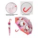 Guarda-Chuva Manual 45/8 HELLO KITTY Transparente | Ref. 299.2400000860