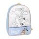 Mochila c/ Acessórios de Papelaria BLUEY Azul | Ref. 299.2700001821