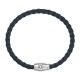 Pulseira de Homem em Pele MONTBLANC 3 Rings 60mm Avio Blue | Ref. 238.136012