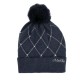 ANEKKE Gorro de Malha c/ Detalhes e Pompom Azul Marinho | Ref. 280.41481-322