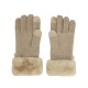 ANEKKE Luvas de Senhora em Malha c/ Detalhes Bege | Ref. 280.41482-022
