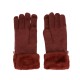 ANEKKE Luvas de Senhora em Malha c/ Detalhes Bordô | Ref. 280.41482-021