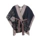 ANEKKE Poncho c/ Cinto para Senhora Preto | Ref. 280.41284-022