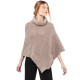 ANEKKE Poncho Gola Alta para Senhora Bege | Ref. 280.41274-051