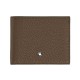Carteira Horizontal 6CC MONTBLANC Soft Grain Noisette | Ref. 238.220199
