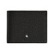 Carteira Horizontal 6CC MONTBLANC Soft Grain Preta | Ref. 238.220198