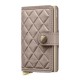 Carteira SECRID Premium Miniwallet Emboss Diamond Chalk + | Ref. 297.MED-C+