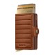 Carteira SECRID Premium Twinwallet Emboss Lines Cognac + | Ref. 297.TEL-C+