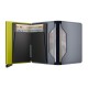 Carteira SECRID Slimwallet Matte Grey & Lime | Ref. 297.SM-GYL