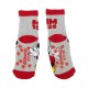Pack 2 Pares de Meias Antiderrapantes MINNIE - Nº 27/30 Vermelho | Ref. 299.2900002975
