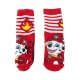Pack 2 Pares de Meias Antiderrapantes PAW PATROL - Nº 31/34 Vermelho/Azul | Ref. 2900002974L