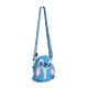 Bolsa de Tiracolo Silicone Stitch Azul | Ref. 299.2100005924