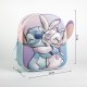 Mochila Infantil 31cm STITCH 3D Aplicações Multicolor | Ref. 299.2100005847