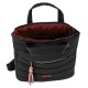 Mochila de Senhora Casual SKPAT Brescia Preta | Ref. 237.32779901