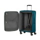 SAMSONITE Mala de Viagem Média 67cm 4R Exp Base Breeze Petróleo | Ref. 92.154780-1686