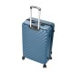 BENZI Mala de Viagem / Trolley Médio 67cm 4R BZ5812 Azul Petróleo | Ref. 288.BZ5812AP-B