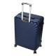 BENZI Mala de Viagem / Trolley Grande 77cm 4R BZ5812 Azul Escuro | Ref. 288.BZ5812A-C