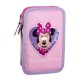 Estojo Escolar Duplo c/ Acessórios MINNIE 2700001705 Rosa | Ref. 299.2700001705