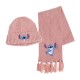 Conjunto Gorro e Cachecol STITCH Rosa | Ref. 299.2200010286