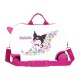 Mala Infantil 45cm 4R Easyjet KUROMI Candies Branco/Fúcsia | Ref. 186.4281016