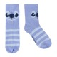 Pack 5 Pares de Meias Estampadas STITCH - Nº 27/30 Azul/Rosa | Ref. 299.2900001548S