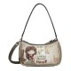 ANEKKE Bolsa de Ombro c/ Tiracolo Muse Castanha | Ref. 280.42702-309