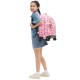 Mochila Escolar com Rodas KIPLING New Zea Pink Palm | Ref. 187.KI46741BV