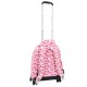 Mochila Escolar com Rodas KIPLING New Zea Pink Palm | Ref. 187.KI46741BV