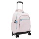 Mochila Escolar com Rodas KIPLING New Zea Sea Pink Met | Ref. 187.KI726752J