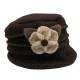 Chapéu de Senhora em Lã SOLID 42-073 Castanho | Ref. 298.42073C