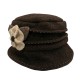 Chapéu de Senhora em Lã SOLID 42-073 Castanho | Ref. 298.42073C