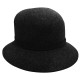 Chapéu de Senhora em Lã SOLID 44-022 Preto | Ref. 298.44022P