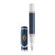 Caneta-tinteiro MONTBLANC (F) Homage to The Great Gatsby SE Azul | Ref. 238.130656
