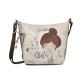 ANEKKE Bolsa de Tiracolo Média Sophia Bege | Ref. 280.42803-552