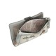 ANEKKE Carteira Grande RFID Sophia Bege/Prata | Ref. 280.42809-907