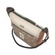 ANEKKE Mala de Tiracolo c/ Bolso Frontal Auralis Bege/Castanho | Ref. 280.42813-553