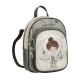 ANEKKE Mochila com Bolso Frontal Sophia Taupe | Ref. 280.42805-197