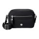 SAMSONITE Bolsa de Ombro c/ 2 Comp. Karissa Evo Preta | Ref. 92.155837-1041