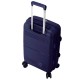 BENZI Mala de Viagem / Trolley Grande 77cm 4R BZ5749 Azul Escuro | Ref. 288.BZ5749AEC