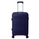 BENZI Mala de Viagem / Trolley Médio 67cm 4R BZ5749 Azul Escuro | Ref. 288.BZ5749AEB